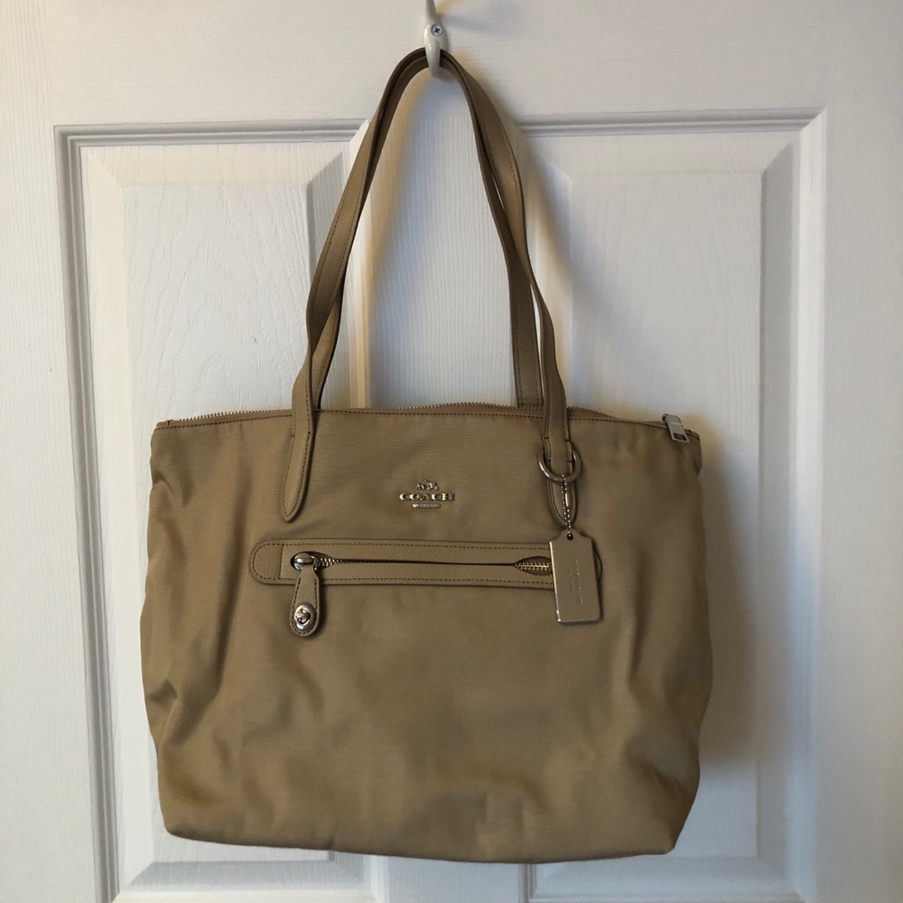 Coach small tote nylon